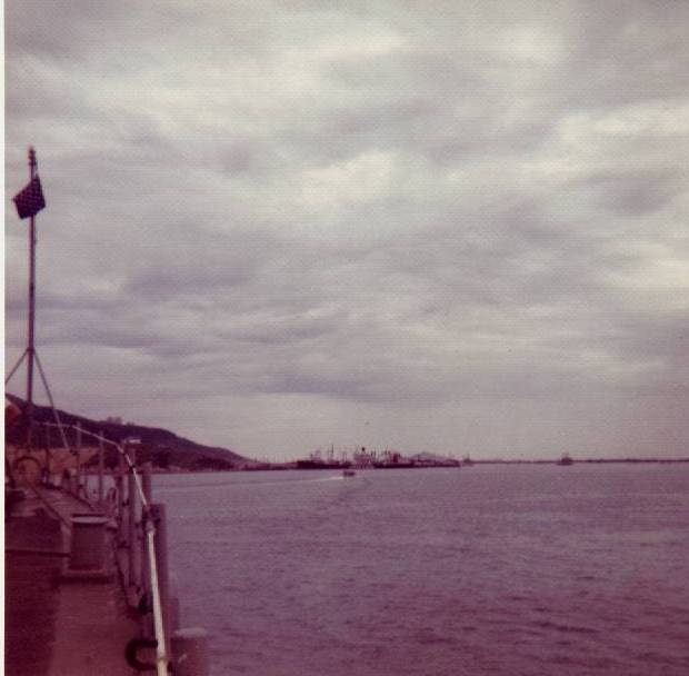 Warrington Arrives at Cubi Point