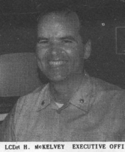 XO, LCDR Harvey McKelvey