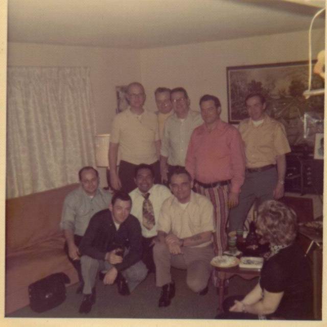 A mess of Chiefs, at ease, before the cruise