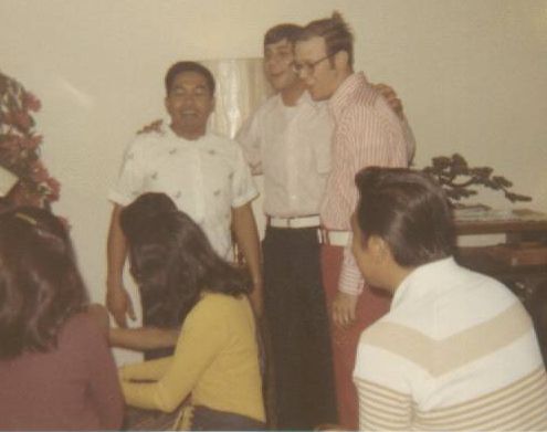 Warrington supply types singing at Chief Dorado's house