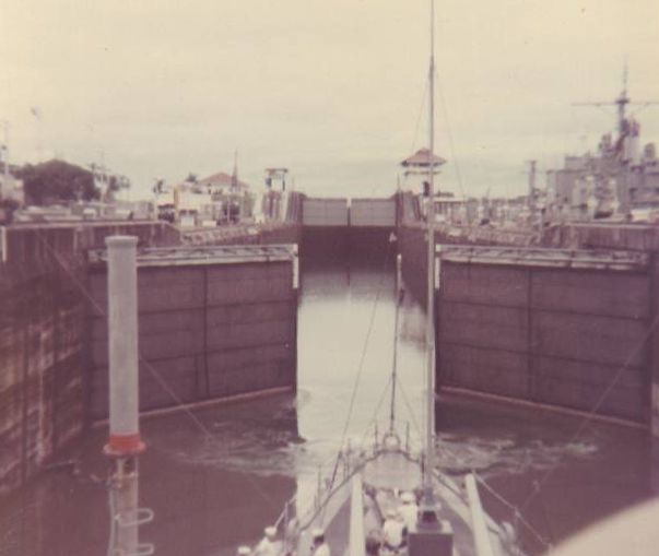 Entering the lock